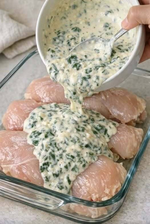Creamy Spinach Chicken Casserole