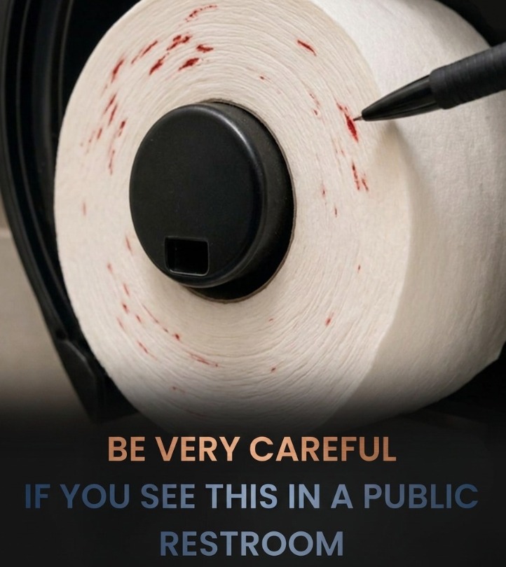 Public Restroom Alert: Why You Should Avoid Toilet Paper With Suspicious Stains—Experts Warn That Contaminated Paper May Carry Bacteria, Viruses, or Residue From Improper Handling, Increasing the Risk of Infection, Skin Irritation, and Hygiene Issues, Highlighting the Importance of Checking Cleanliness and Using Safer Alternatives to Protect Your Health in Shared Spaces