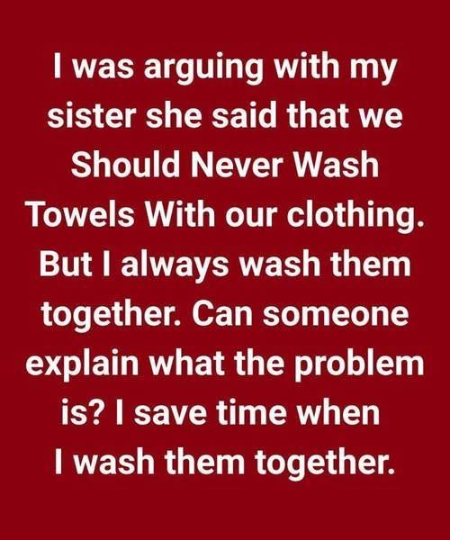 The Truth About Washing Towels and Clothes Together
