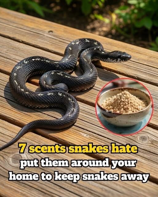 From Ammonia and Vinegar to Cinnamon Oil, Garlic, and Lemongrass, These Seven Strong Scents May Help Deter Snakes Around Your Home—But Experts Explain Why No Smell Works Forever, How to Use Them Safely, and What Real Prevention Steps Matter Most for Keeping Snakes Away Long-Term