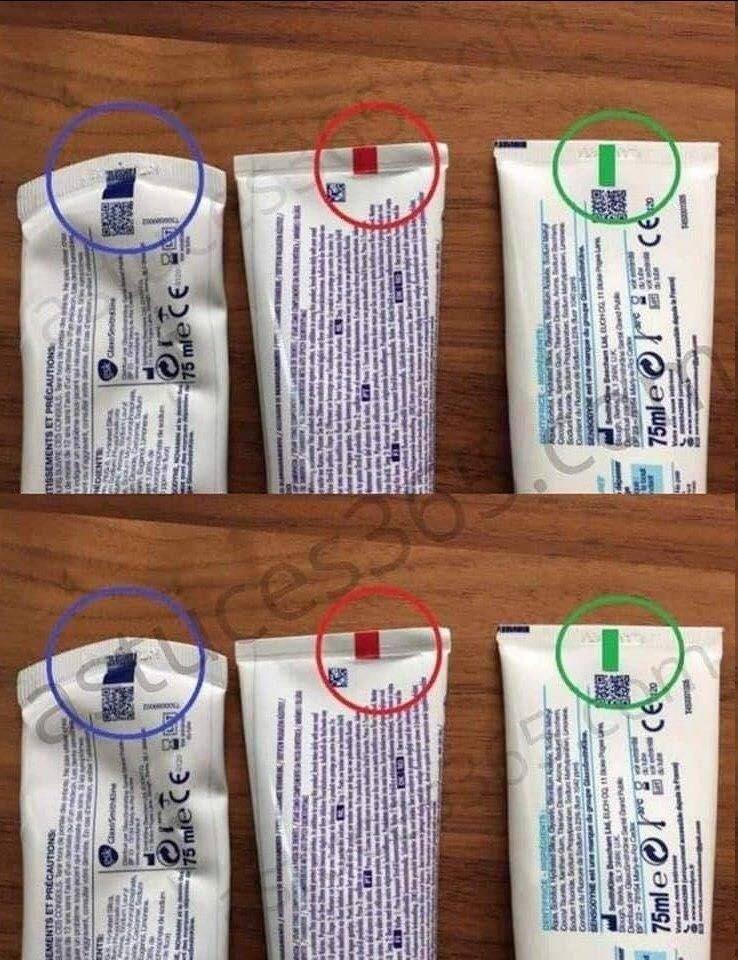 The secret behind the colored stripe on the toothpaste tube