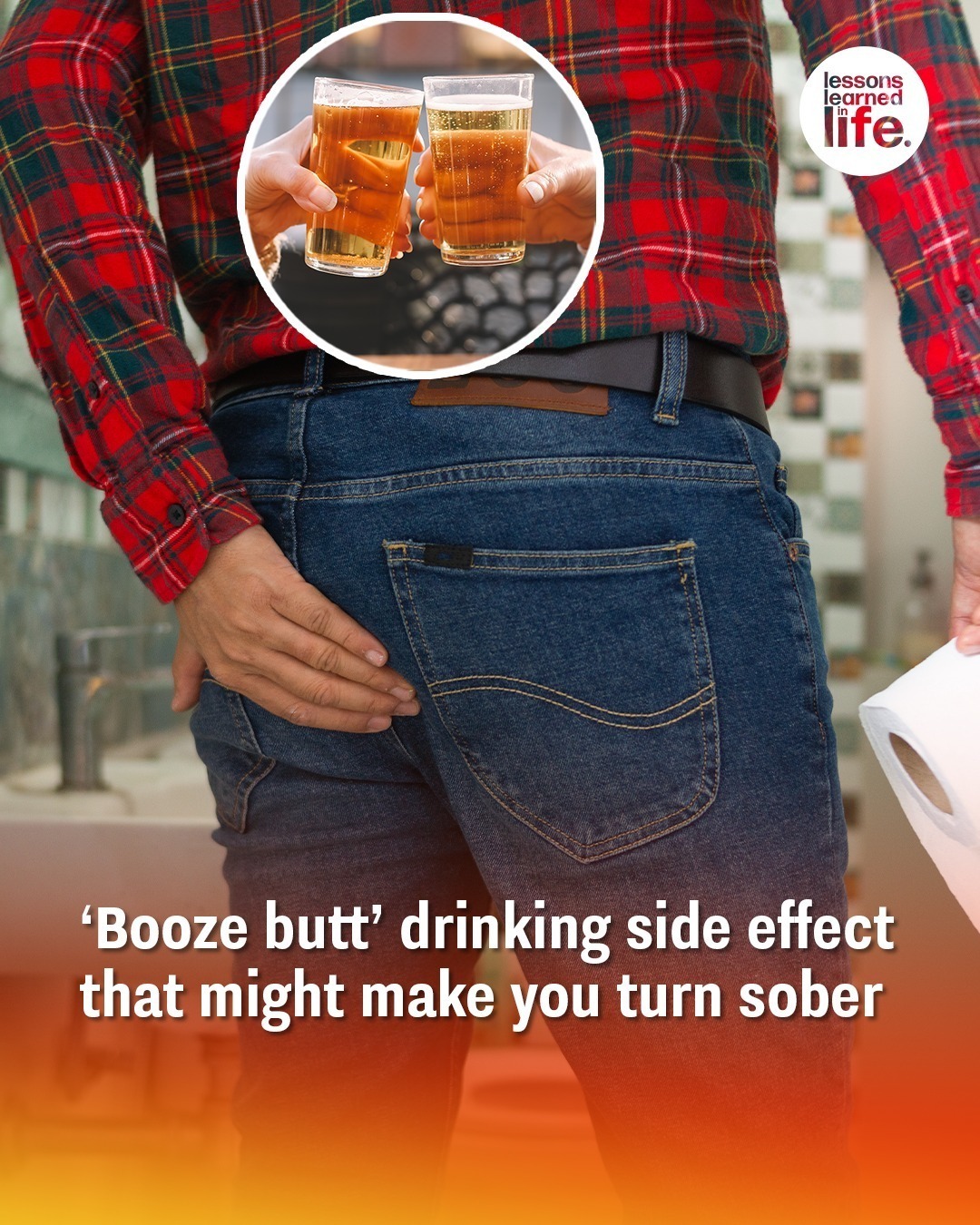 ‘Booze butt’ drinking side effect that might make you turn sober