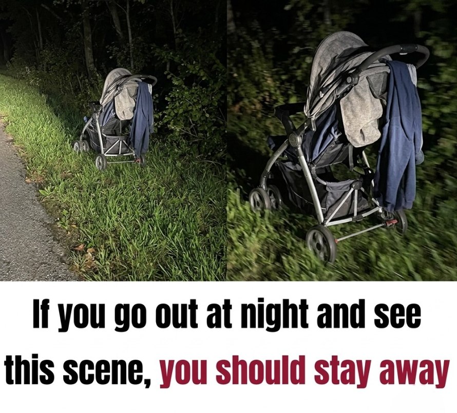 Woman Issues Terrifying Warning After Finding an Abandoned Stroller on the Side of the Road—A Disturbing Discovery That Sparked Concern, Caution, and Online Discussion, Highlighting Safety Awareness, the Importance of Reporting Suspicious Situations, and How Unexpected Finds Can Quickly Raise Questions About Potential Danger and Public Vigilance
