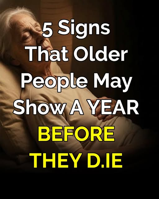 5 signs that an elderly person may be in their last year of life. Subtle wa:rnings you shouldn’t ignore!