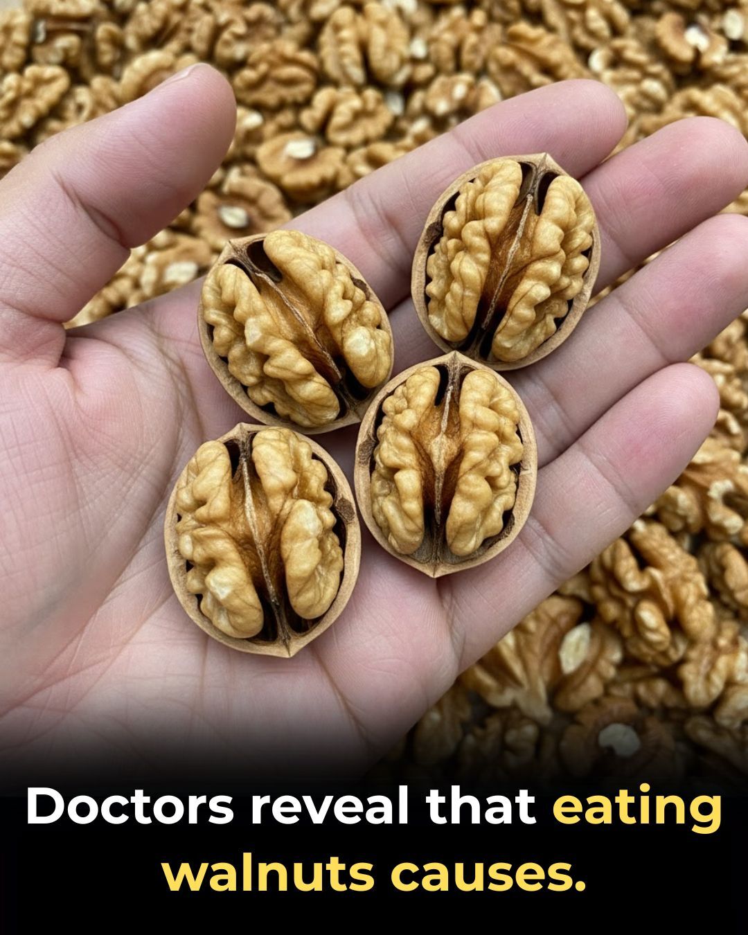 Doctors reveal that eating walnuts causes