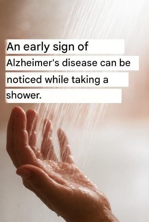 An Early Sign of Alzheimer’s Diseases Can Be Noticed While Taking a Shower: What Should You Look Out For?