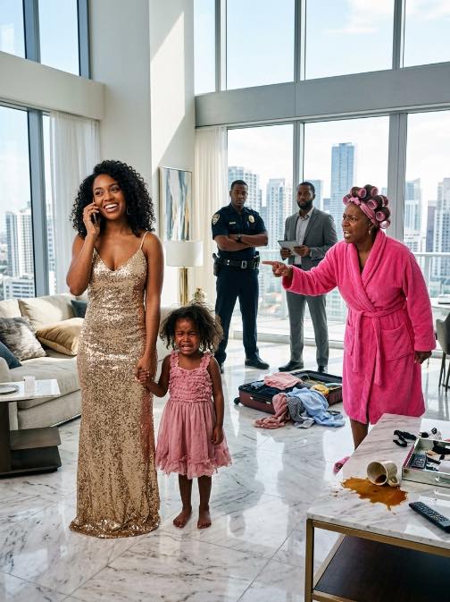My mother-in-law blocked the doorway of my new apartment and screamed that her son had bought it for her, ordering me to leave. She called me trash—so I took the trash out. And when my husband found out what I did next, he stood there in total shock…