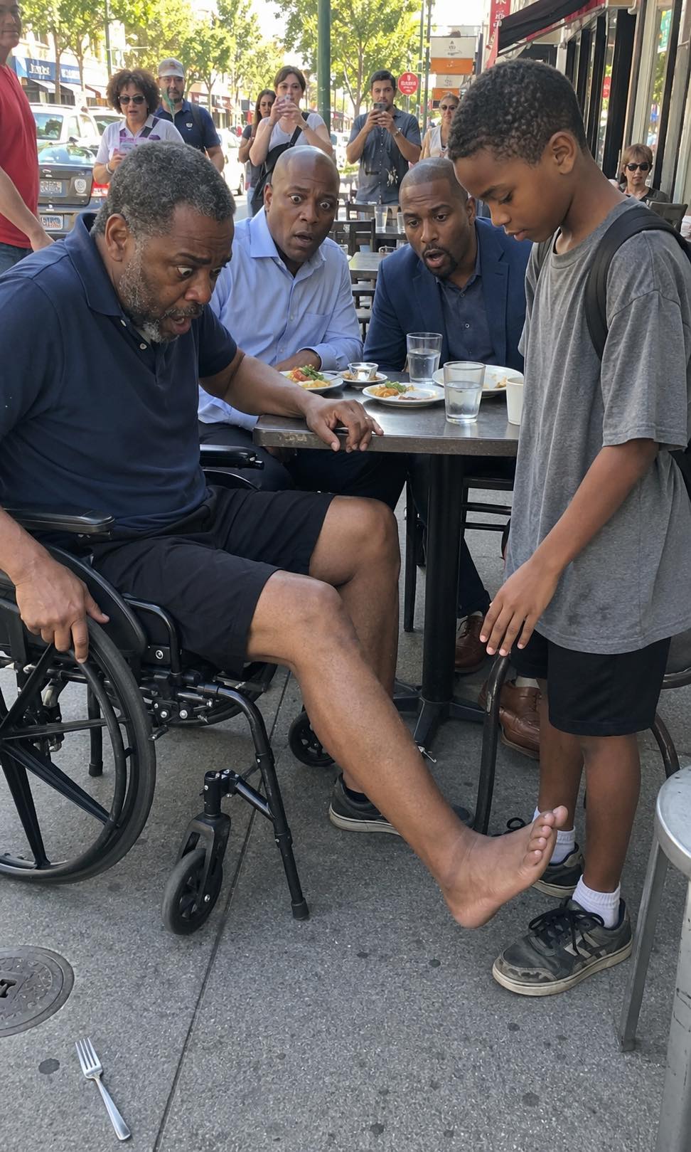 A Boy Walked up to My Wheelchair in a Crowded Café and Said He Could Make Me Walk Again – I Laughed, Until My Toes Moved After Twenty Silent Years