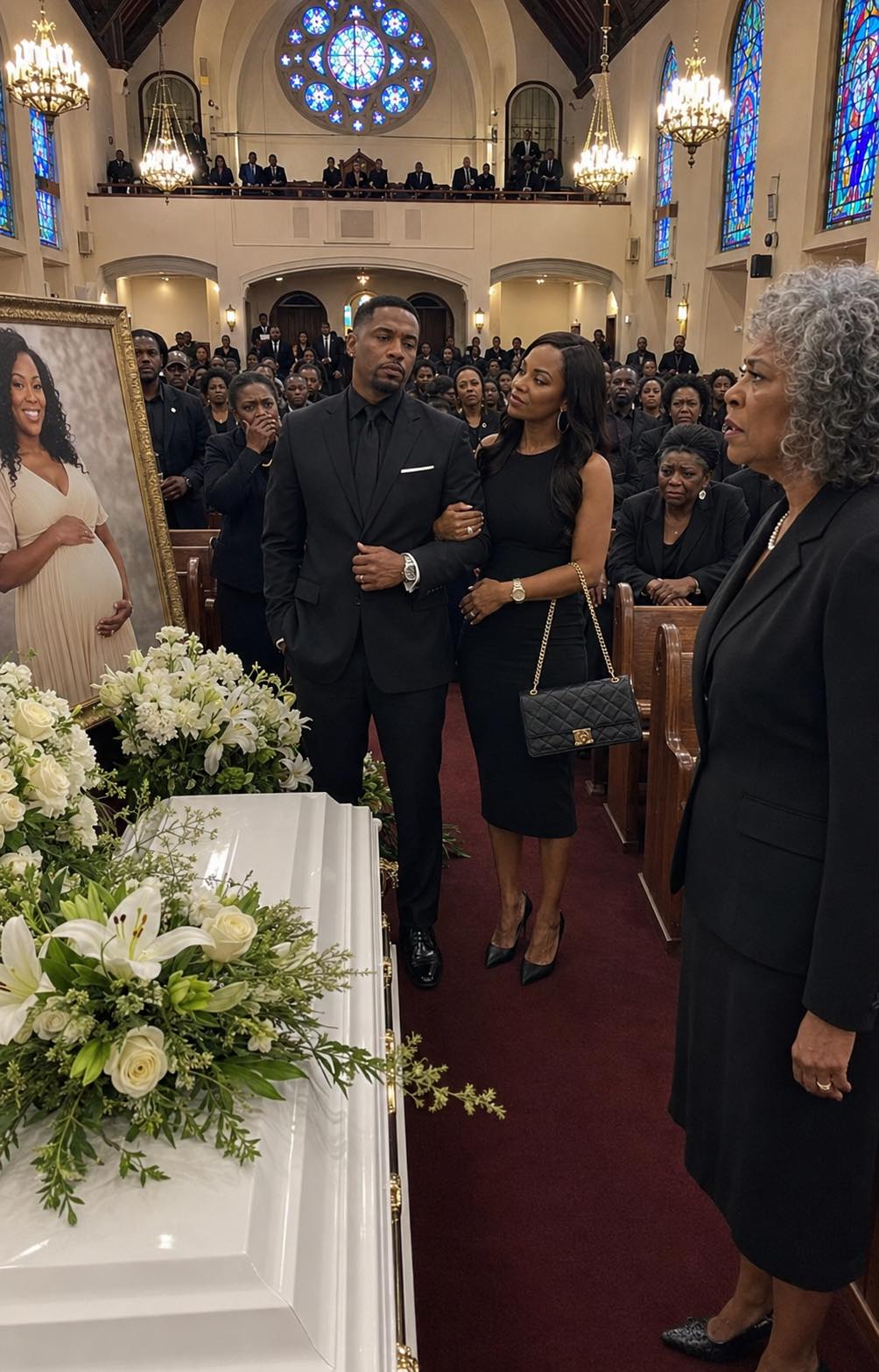 The Man Brought Mistress To His Pregnant Wife’s Funeral — Then The Lawyer Opened Her Will And Uncovered