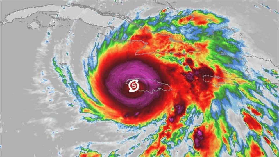 BREAKING NEWS Large Hurricane MELISSA CATEGORY 5 forming… See more