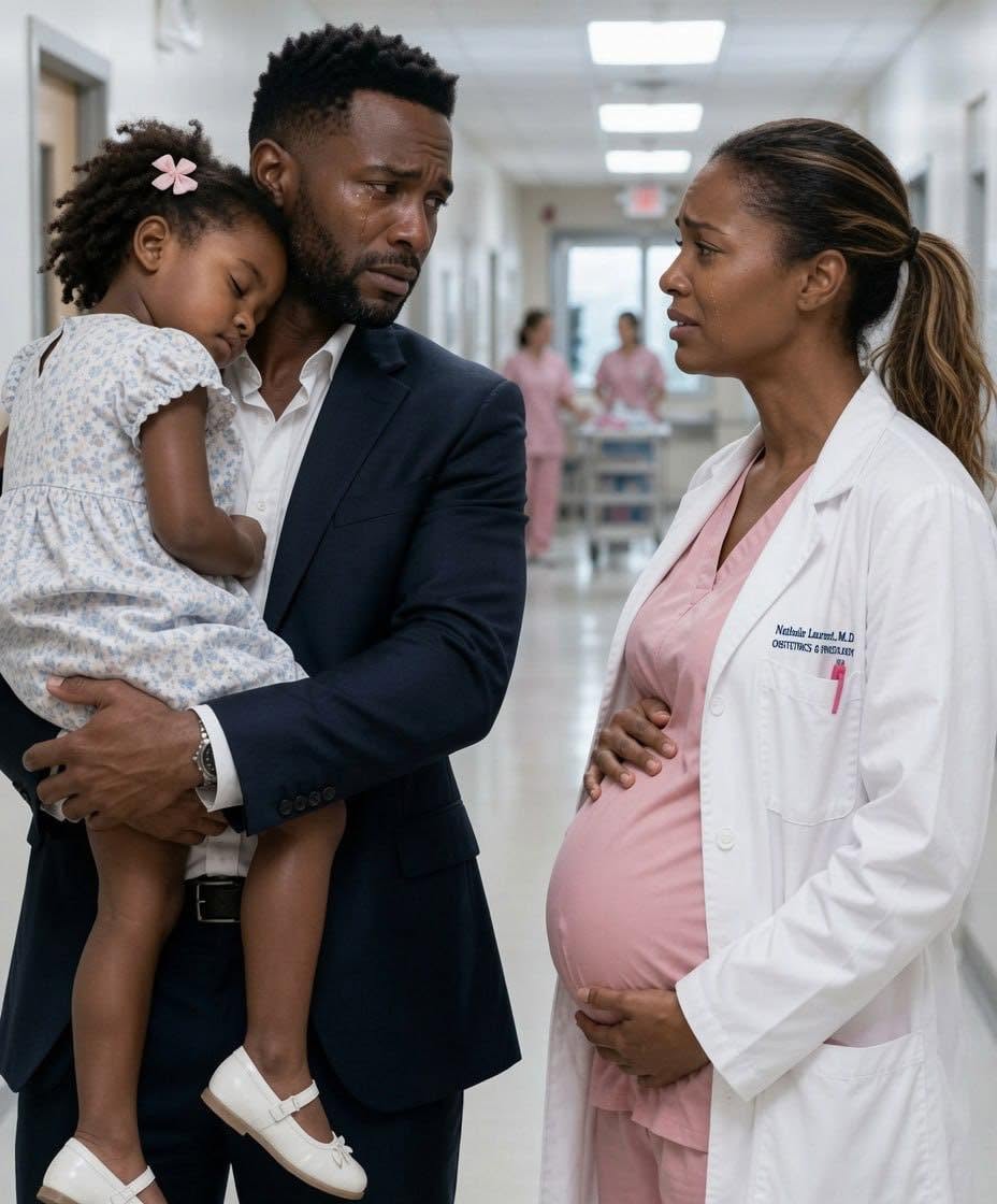 My ex rushed into my ER carrying his injured daughter, only to find me—the doctor he abandoned—seven months pregnant with his baby. I didn’t cry.