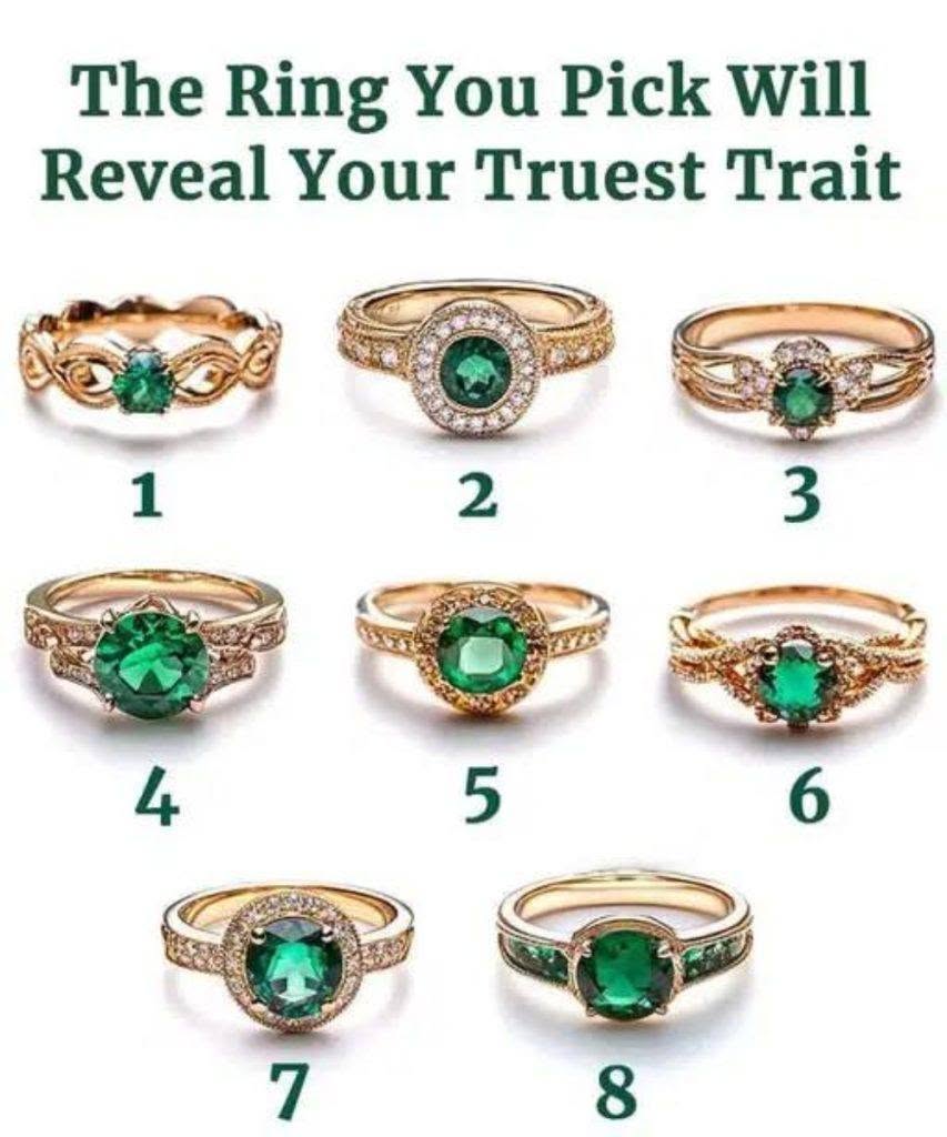 The Ring You Pick Will Reveal Your Truest Trait