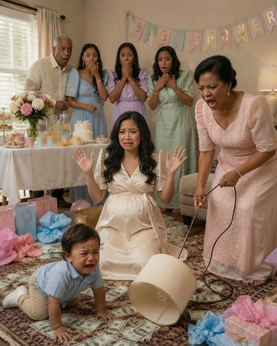 Sa aking baby shower, hinampas ng aking hipag ng lampara sa ulo ang aking anim na taong gulang na anak na babae dahil nahuli niya itong nagnakaw ng pera mula sa mga sobre ng regalo. Sumigaw siya, “Paano mo ako inakusahan?” Natumba ang aking anak na babae, malakas na nauntog sa pader, at bumagsak, duguan. Ngunit nang bumulong siya ng isang salita, alam kong may mas nakakatakot pa tungkol sa aking pamilya…