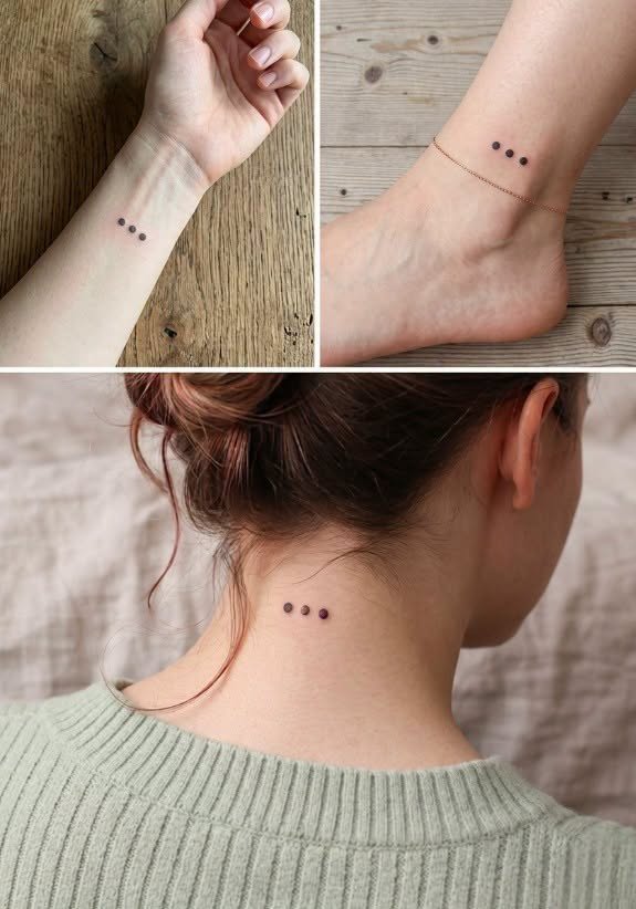 The Meaning of the Three-Dot Tattooo