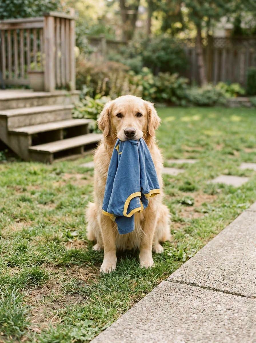 My Dog Kept Dragging Men’s Underwear Onto Our Porch, and None of It Belonged to My Husband – When I Finally Followed Him, I Found
