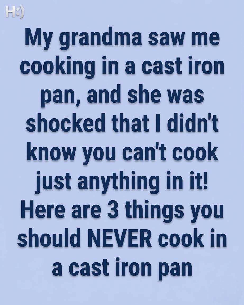 What You Should Never Cook in a Cast Iron Skillet (and Why)