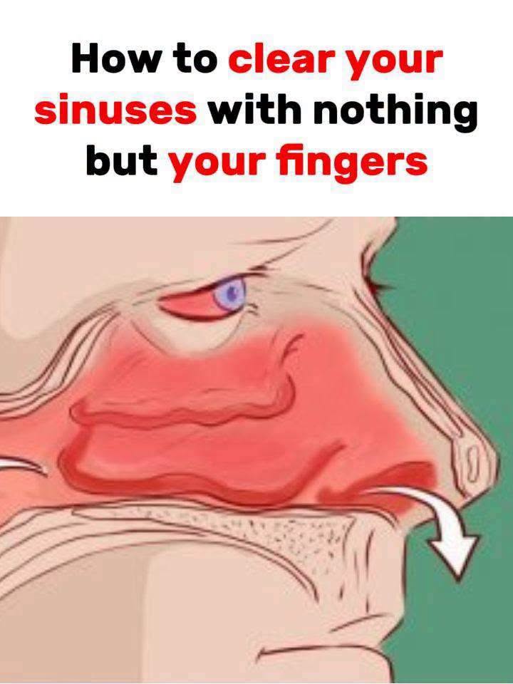Silent Trick To Clear Sinuses