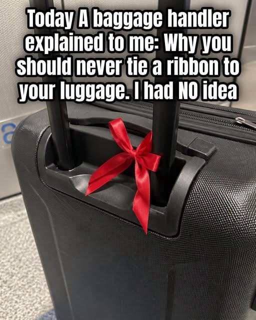Baggage Handlers Explain Why Tying a Ribbon to Your Luggage Is a Big Mistake