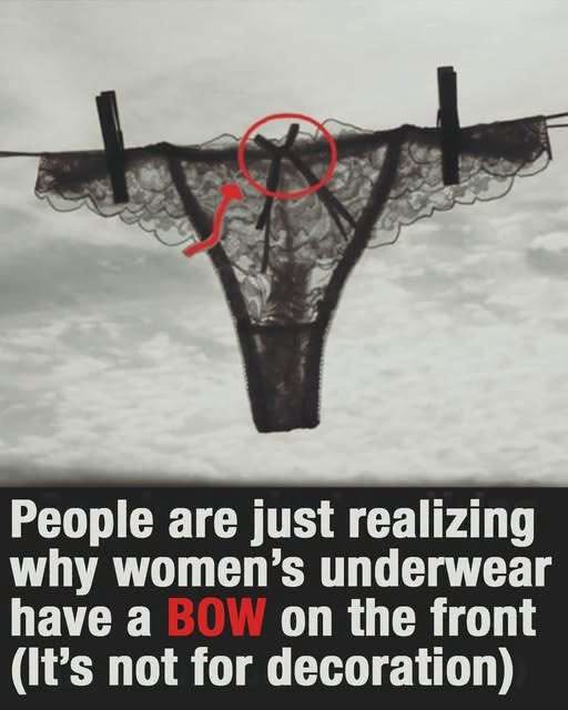 The Surprising Purpose of the Little Bow on Women’s Undergarments