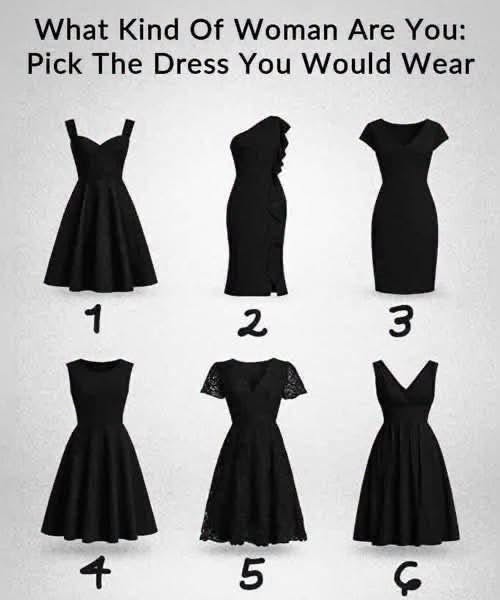 Pick One Black Dress Out Of These Six Options—And It Will Reveal The Deepest Secret Of Your Hidden Personality!