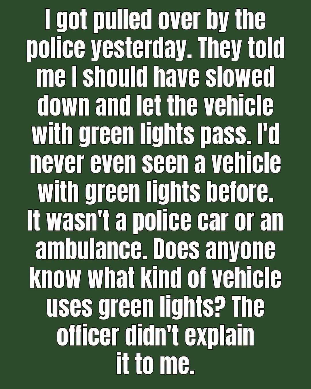What Do Green Lights on Cars Mean?