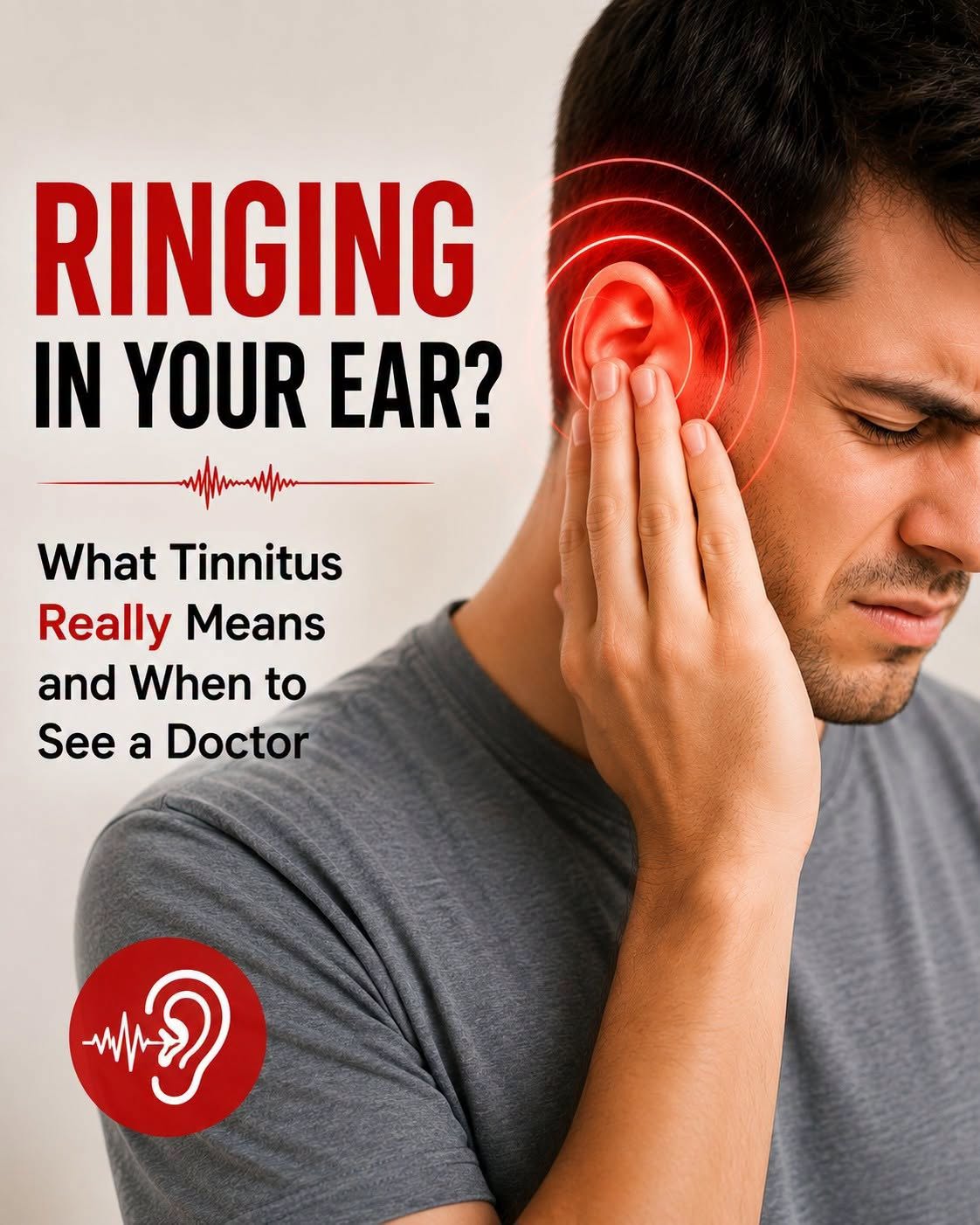 🔊 Ringing in Your Ear? What Tinnitus Really Means and When to See a Doctor