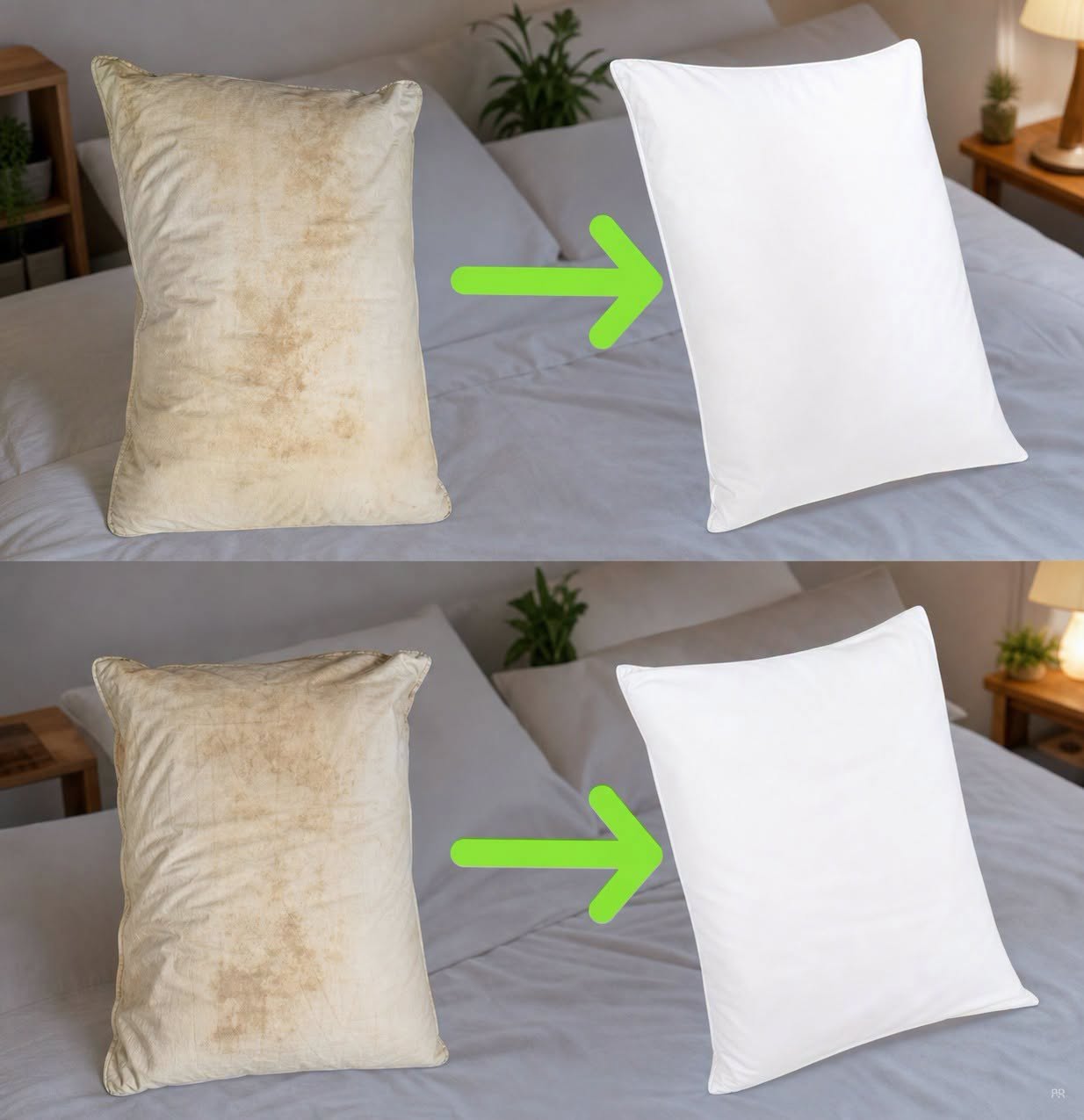 HomeHere’s how to clean dirty pillows from bed to leave them white and sweet scent… Here’s how to clean dirty pillows from bed to leave them white and sweet scent…