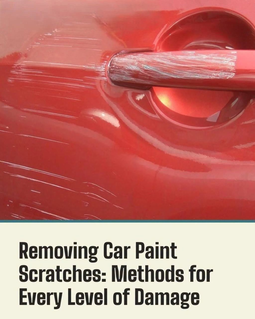 Removing Car Paint Scratches: Methods for Every Level of Damage