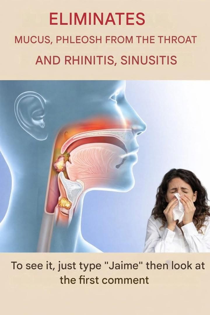 Clearing mucus and phlegm in the throat and nose, and relieving rhinitis: home remedies