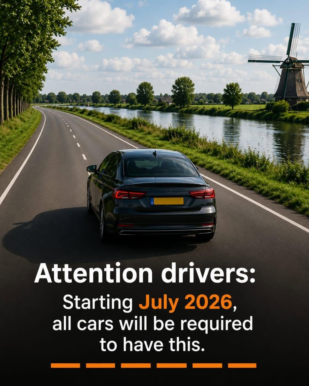 Attention drivers: From July 2026, all cars must have this…see more