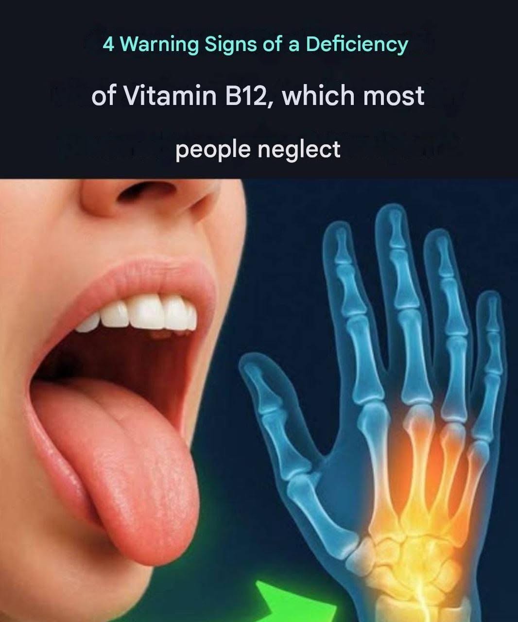4 warning signs of vitamin B12 deficiency that you shouldn’t ignore!