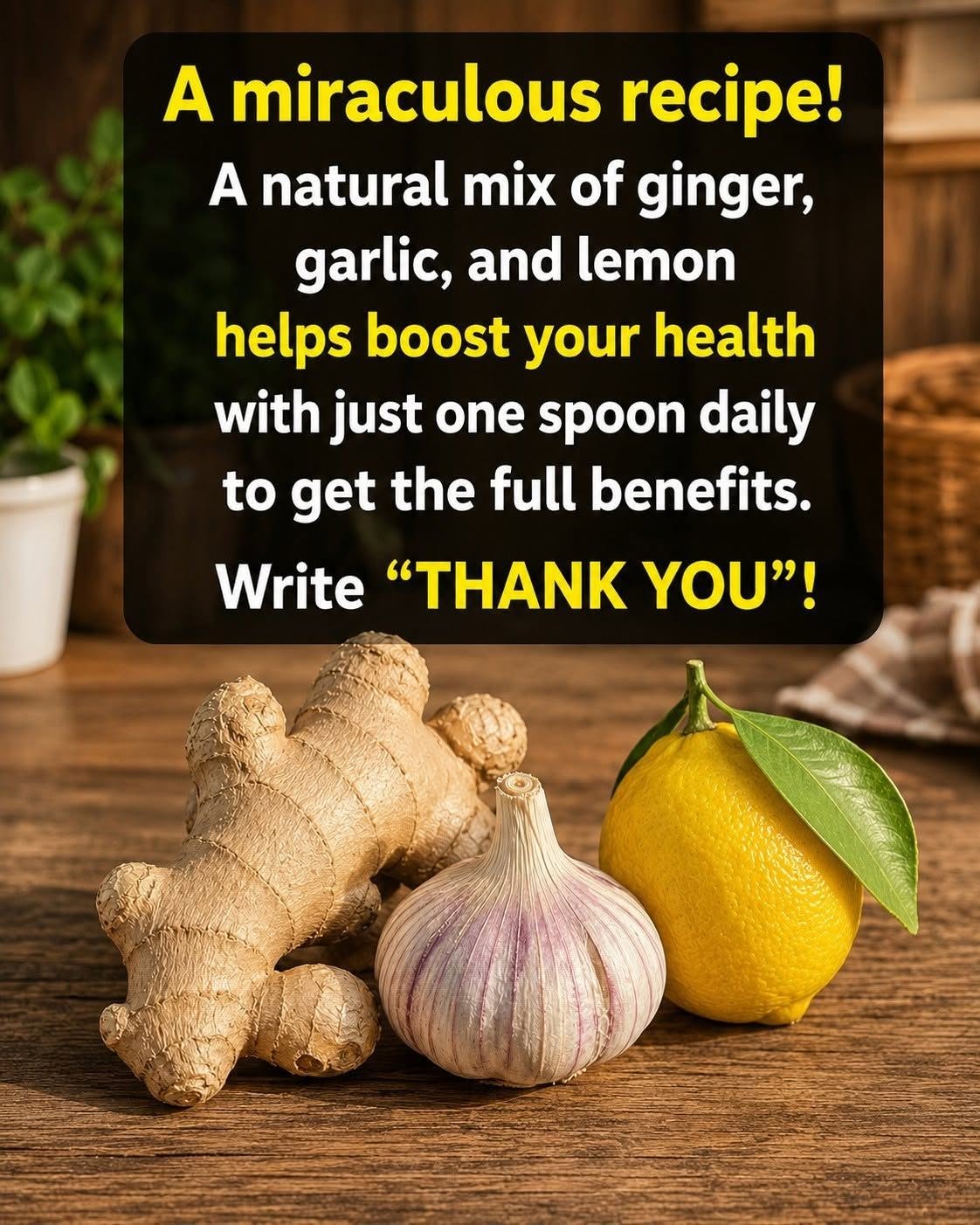 Grated ginger onion garlic lemon juice 🌿 Just one teaspoon… and your body will feel the difference 👉 Discover when and how to take it 👀 See more 👇