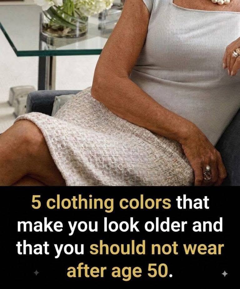 “5 Clothing Colors to Avoid After 50 — and How to Keep Your Natural Glow”