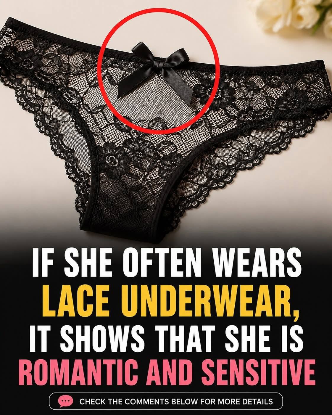 If Your Woman Suddenly Starts Wearing Lace Panties, Here’s What It Might Really Mean