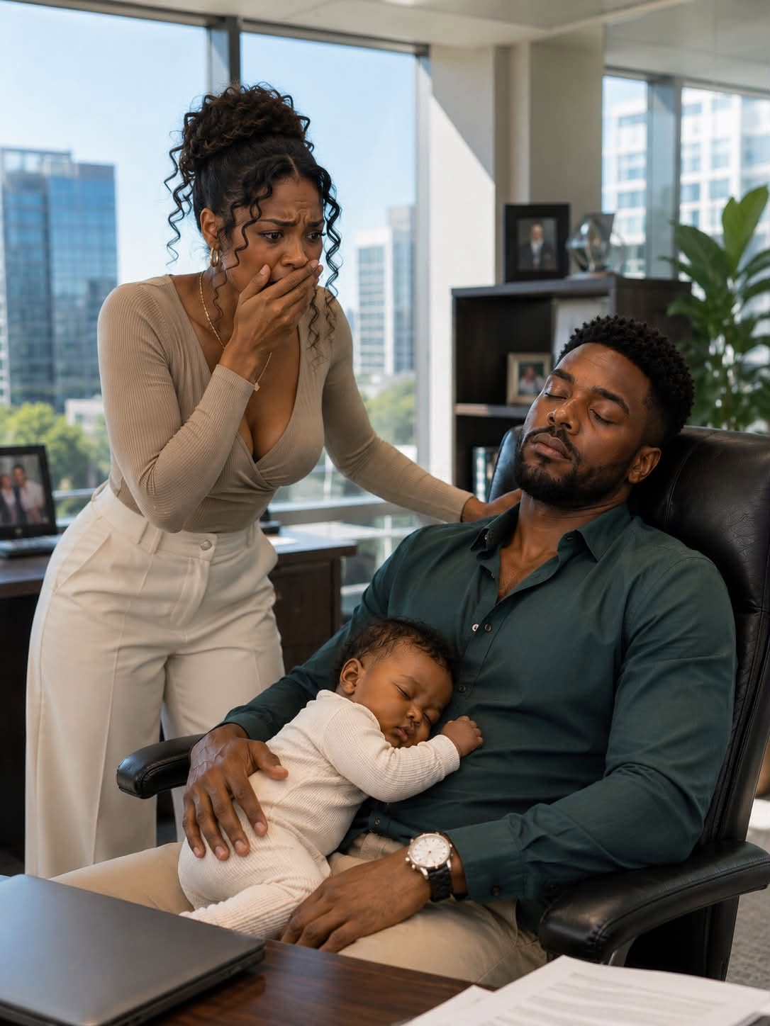 I Had Only $23 and No Babysitter, So I Brought My 9-Month-Old Daughter to Work—Hours Later, My Ex, His Mother, and My Manager Tried to Use Her to Take Custody… But They Never Expected the Restaurant Owner to Find Her First and Hold Her in His Arms