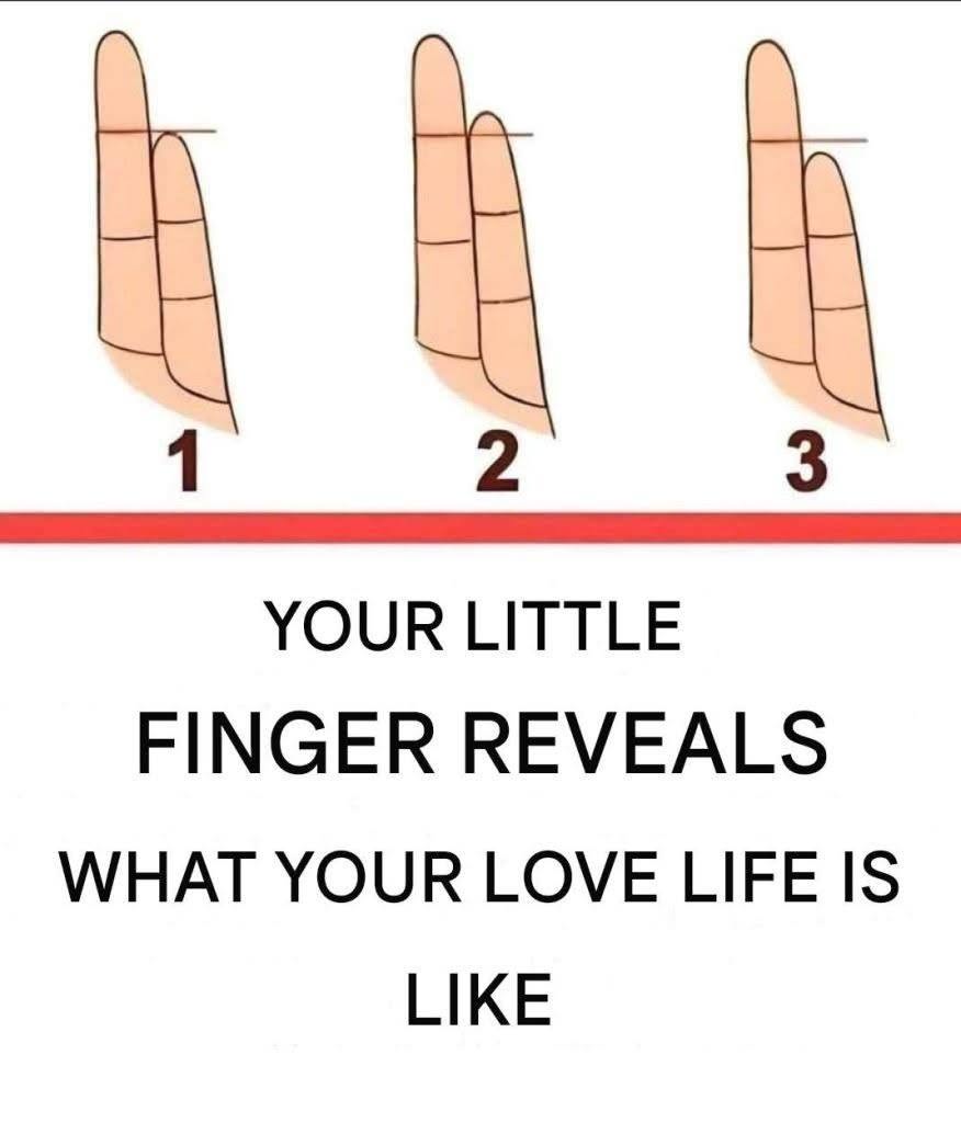 What does your pinky finger look like? Find out what you think about love.