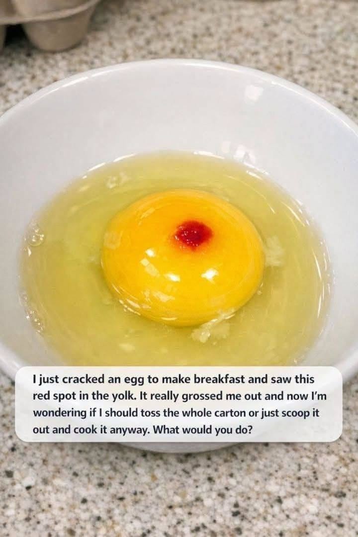Found a Red Spot in Your Egg? Here’s What It Really Means—and Whether You Should Throw It Away