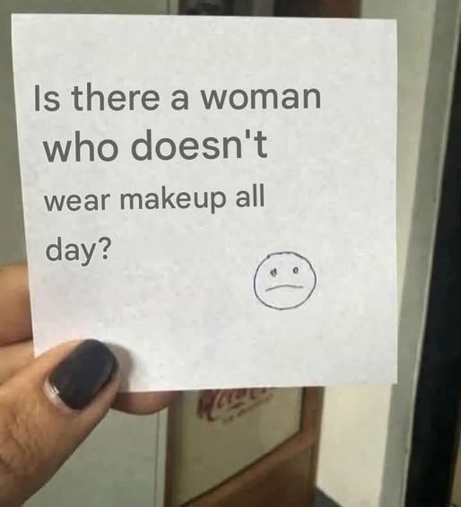 A controversial question: Can a woman go an entire day without makeup?