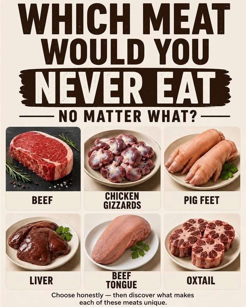 Which Meat Would You Never Eat No Matter What?