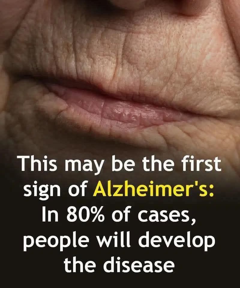 This may be the first sign of Alzheimer’s: In 80% of cases, people will develop the disease