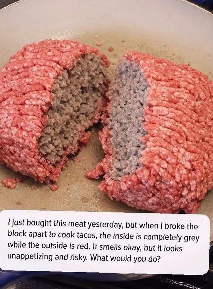 Did the Store Scam Me? Why Your Ground Beef Is Red Outside but Gray Inside