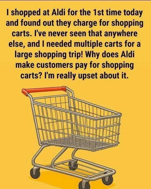 Why Does Aldi Make Customers Pay for Shopping Carts?