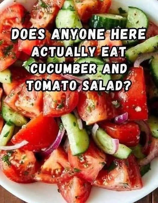GRANDMA’S CUCUMBER SALAD!!!