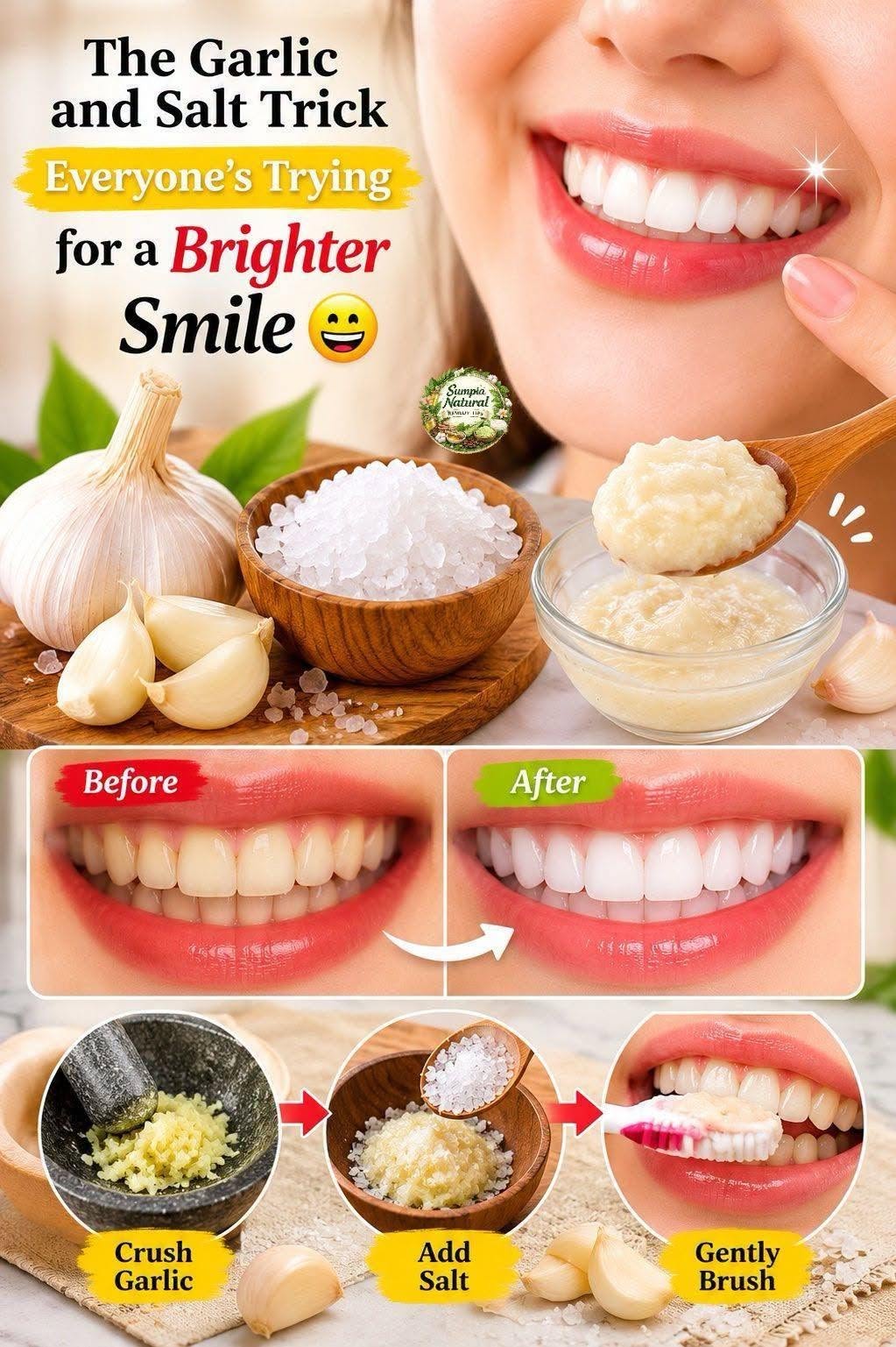 Garlic and Salt for Teeth Whitening: Does It Really Work
