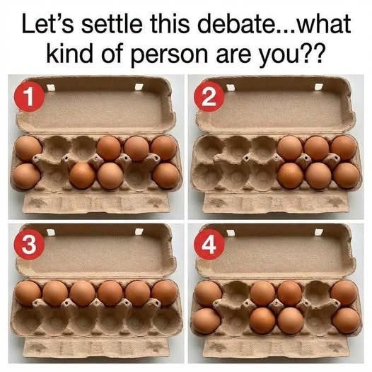 Let’s Settle This Debate: What Kind of Egg-Carton Person Are You ?
