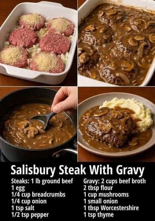 Slow Cooker Salisbury Steak