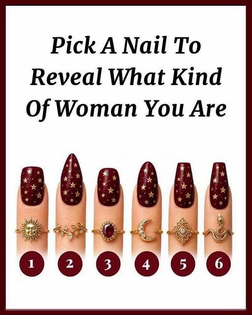 Don’t Cheat. Choose A Nail To See What Kind Of Woman You Are