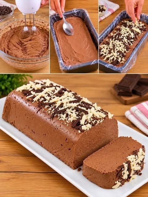 Two-Chocolate Mousse Terrine