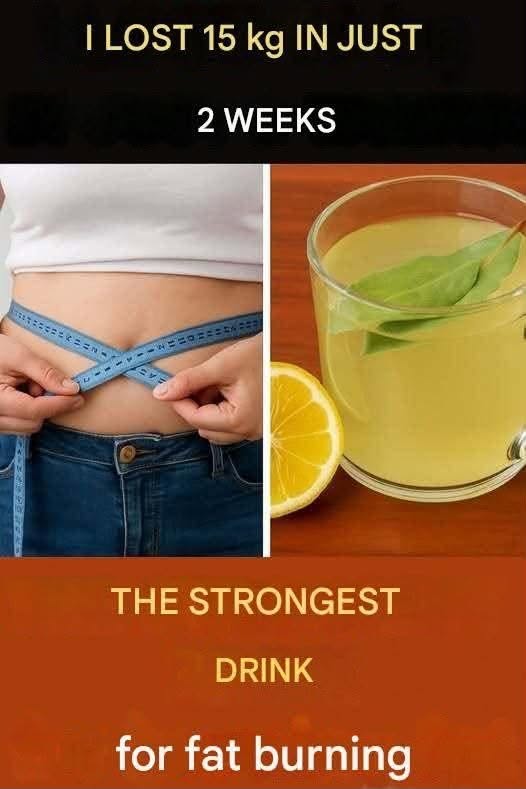 I lost 15 kg in just 2 weeks! The most powerful drink for burning fat.