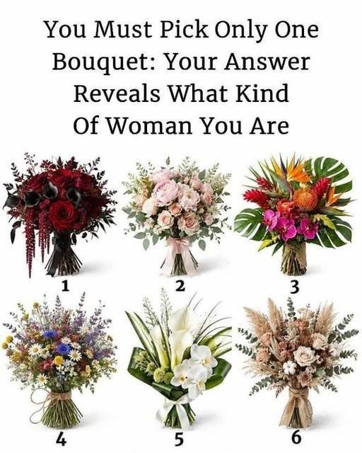 Choose a Bouquet and Discover What It Might Say About Your Personality